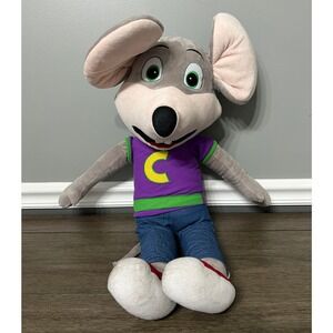 Chuck E. Cheese Plush Doll Fun Express Large Stuffed Animal Toy